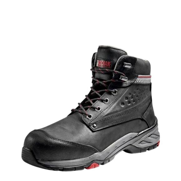 Kodiak Men's Crusade Composite Toe Waterproof Work Hiker Boot KD0A4NKADWX Black - Picture 3 of 9